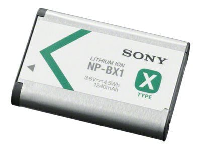 Sony NP-BX1 - Batteri - Li-Ion - 1240 mAh - for Sony ZV-1, ZV-1F; Cyber-shot DSC-HX95, HX99, RX100, WX700; VLOGCAM ZV-1A, 1G