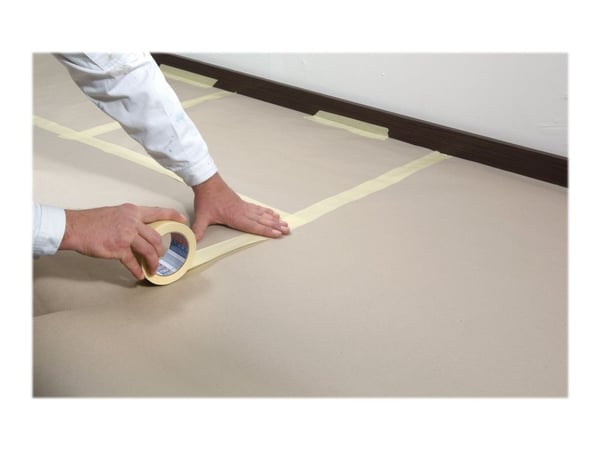 Tesa 4323 - Naamiointiteippi - 50 mm x 50 m - vaalea kreppipaperi - vaalea beige