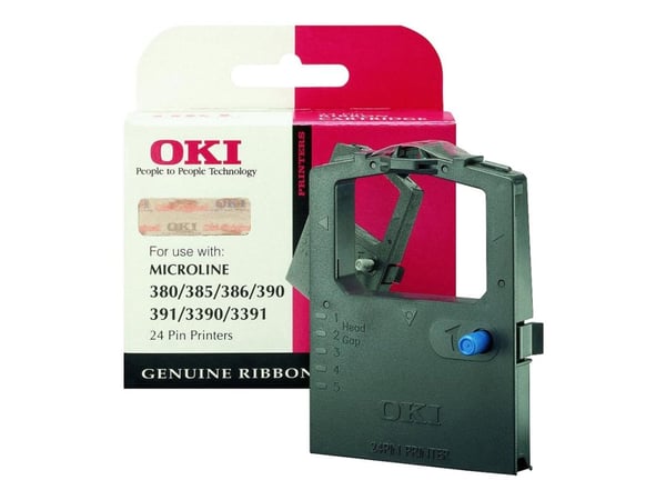 OKI - Svart - skriverbånd - for Microline 3390, 3391, 380, 385, 390, 390 Elite, 391