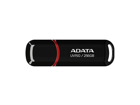 ADATA UV150 - USB flash-enhet - 256 GB - USB 3.2 Gen 1 - svart