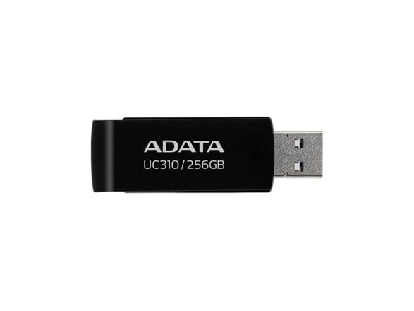 ADATA UC310 - USB flash-enhet - 256 GB - USB 3.2 Gen 1 - svart