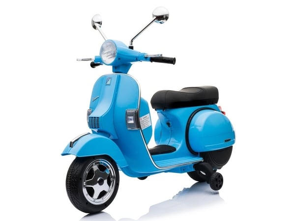 Vespa PX150 EL scooter 12V (Opgraderet udgave) Blå