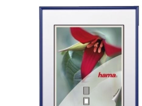 Hama Sevilla, Enkel bilderamme, Glass, Plast, Blå, Gjennomsiktig, 15 x 20 cm, Reflekterende, 210 mm