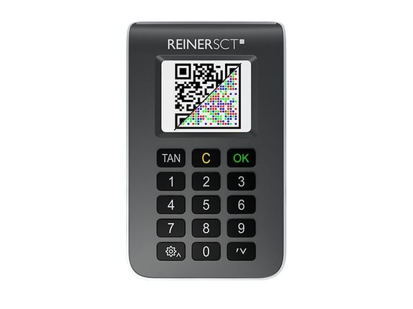 ReinerSCT tanJack photo QR - TAN generator - antrasitt