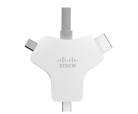 Cisco Multi-head - Video- / lyd- / datakabel - HDMI hann til HDMI, Mini DisplayPort, USB-C hann - 9 m - for Webex Room Kit Mini - No Encryption and...