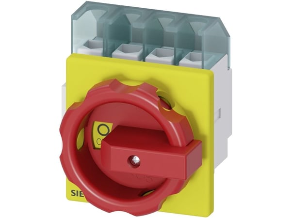 Siemens 3LD2103-1TL53, 4P, Punainen, Keltainen, 690 V, 500 V, 6000 V, CSA, UL, VDE, EAC, CE, LRS