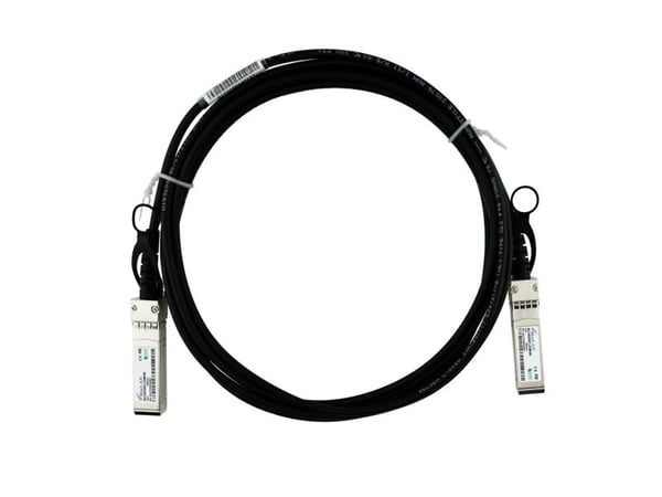 BlueOptics OS6360-CBL-60CM-BL, 0,5 m, SFP+, SFP+, Hankjønn/hankjønn, Sort, Sølv, 10 Gbit/s