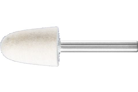 PFERD 44100193, 23500 RPM, 6 mm, Rustfritt stål, Hvit