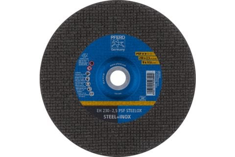 PFERD EH 230-2,5 PSF STEELOX, Stål, Rustfritt stål, PFERD, 23 cm, 6600 o/min, 25 stk