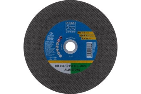 PFERD 61828222, Kutteskive, Aluminium, Stein, Flis, Støpejern, Ikke-jernholdig metall, Betong, 23 cm, Alle merker, Flatt senter, 2,22 cm