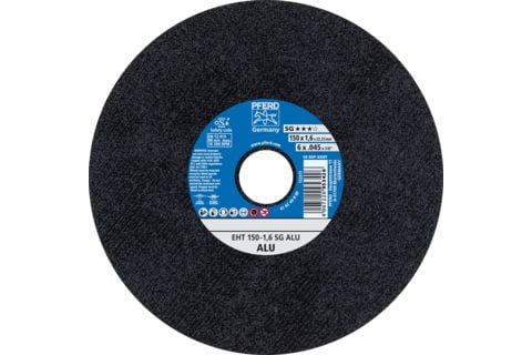 PFERD 61323116, Kutteskive, Aluminium, Ikke-jernholdig metall, 15 cm, Alle merker, Flatt senter, 2,22 cm