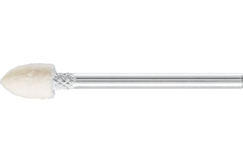 PFERD 44100114, 79500 RPM, 3 mm, Rustfritt stål, Hvit