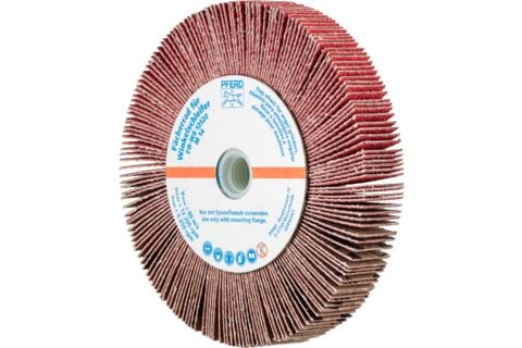 PFERD 44782608, Klaffhjul, Rustfritt stål, 12200 RPM, Rund, 12,5 cm, 20 mm