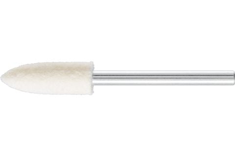 PFERD 44100122, 79500 RPM, 3 mm, Rustfritt stål, Hvit