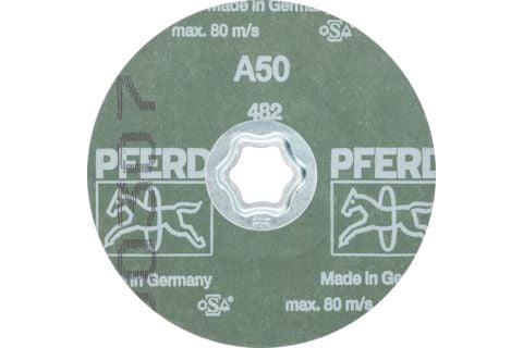 PFERD 64190105, Slipeskive, Universell, Aluminiumoksid, 12200 RPM, Rund, 12,5 cm