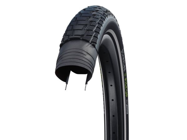 Schwalbe Pick-Up, 20", Slangeløst, Sort, 30 - 65 psi, 65 psi, 125 kg