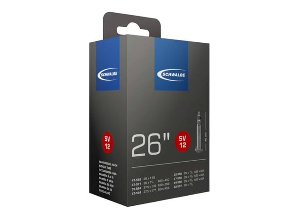 Schwalbe 10423343V, Presta (Sclaverand), 26", 31,78 - 44,45 mm, 4 cm, Sort, Tyskland