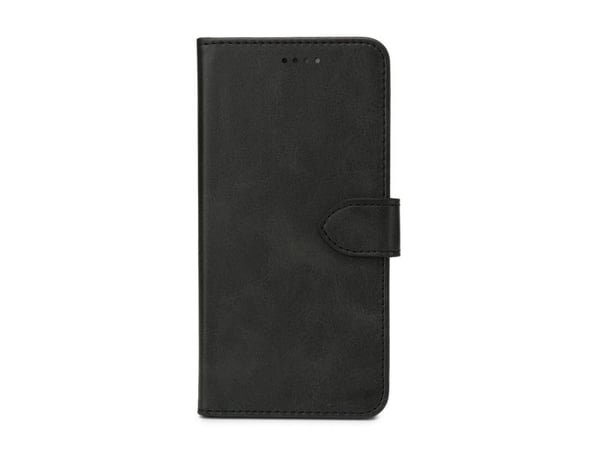 eSTUFF WALES - Flipomslag til mobiltelefon - polyuretan (PU) - sort - for Samsung Galaxy A33 5G