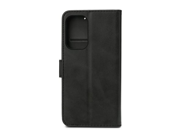 eSTUFF WALES - Flipomslag til mobiltelefon - polyuretan (PU) - sort - for Samsung Galaxy A33 5G