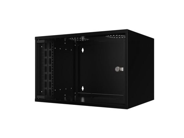 Lanview by Logon SOHO - Räkkikaappi - 53 x 40, kiinnittämätön - seinäkiinnitettävä - musta, RAL 9005 - 7U - 19"
