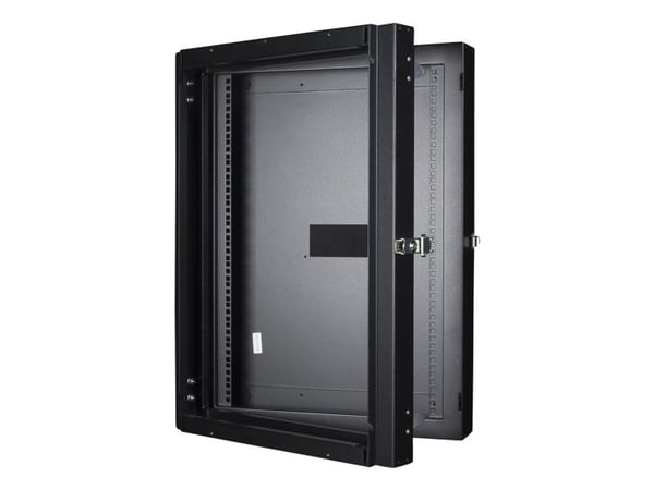 Lanview by Logon - Rack cabinet double section - svart, RAL 9005 - 16U - 19"