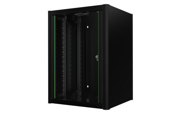 Lanview by Logon - Rack skap - 60 x 56 - veggmonterbar - svart, RAL 9005 - 16U - 19"