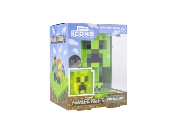 Paladone Icon Minecraft Creeper - Dekorasjonslampe - grønn