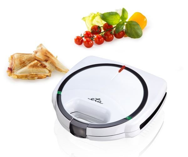 ETA Pievo 0151 90000 - Sandwich brødrister - 750 W - hvit