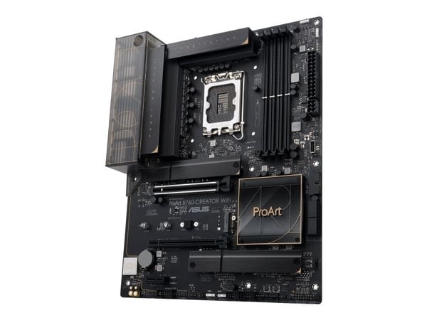 ASUS PROART B760-CREATOR WIFI - Hovedkort - ATX - LGA1700-sokkel - B760 Chipset - USB-C 3.2 Gen2, USB 3.2 Gen 1, USB-C 3.2 Gen 2x2 - Gigabit LAN, 2...