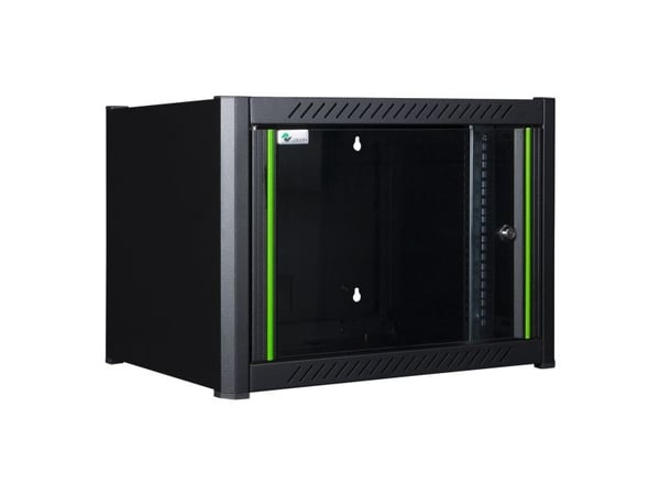 Lanview by Logon - Rack skap - 60 x 56 - veggmonterbar - svart, RAL 9005 - 6U - 19"