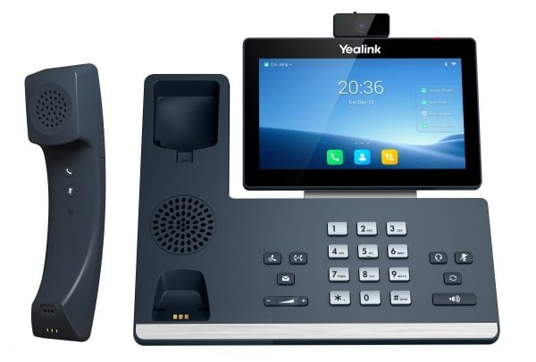 Yealink SIP-T58W PRO, IP Phone, Harmaa, Johdoton puhelin, Kanavansisäinen, Out-of band, SIP-tiedot, 1000 entries, LCD
