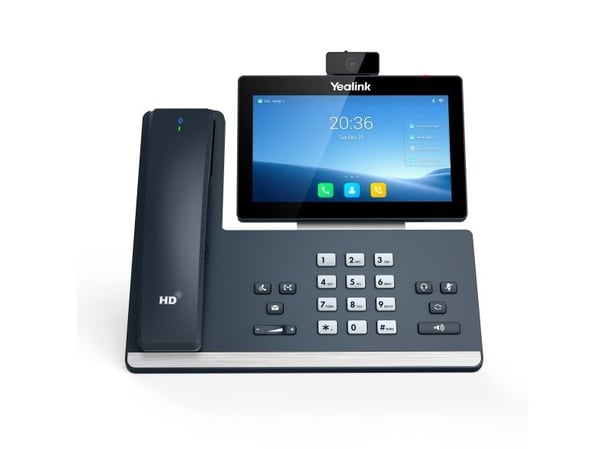 Yealink SIP-T58W Pro with camera - VoIP-telefon - med Bluetooth-grensesnitt med anrops-ID - 10-partis anropskapasitet - SIP, SIP v2, SRTP, RTCP-XR,...