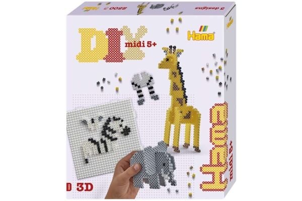 Hama midi gaveeske 3D Safari