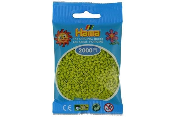 Hama mini perler 2000 stk lime