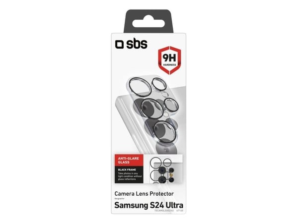 SBS TECAMGLSAS24U, Samsung, Galaxy S24 Ultra, Ripebestandig, Gjennomsiktig, 1 stykker