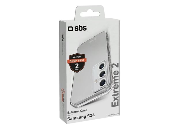 SBS TEEX2SAS24, Etui, Samsung, Galaxy S24, 15,8 cm (6.2"), Gjennomsiktig