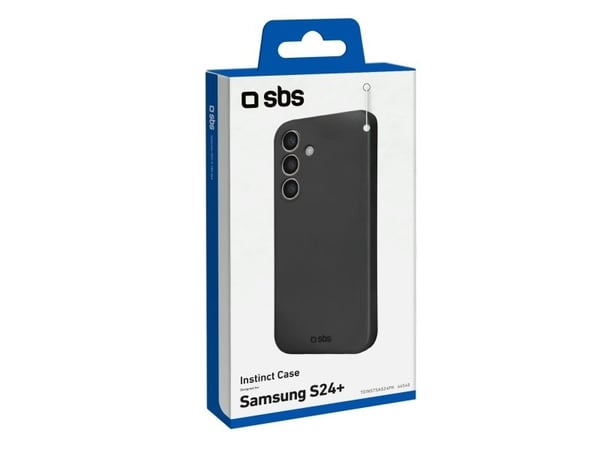 SBS TEINSTSAS24PK, Deksel, Samsung, Galaxy S24+, 17 cm (6,7"), Sort