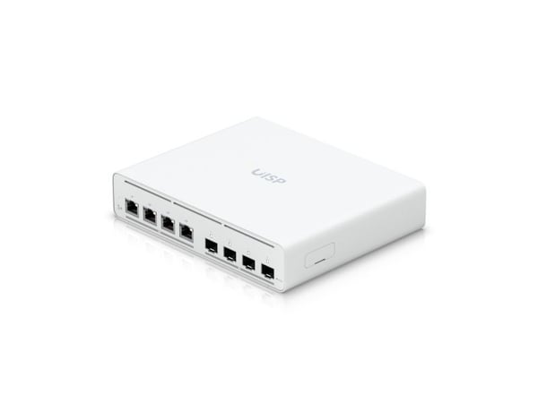 Ubiquiti UISP Switch Plus, Hallittu, 2.5G Ethernet (100/1000/2500), Power over Ethernet -tuki, Telineasennus, 1U, Seinäkiinnitteinen
