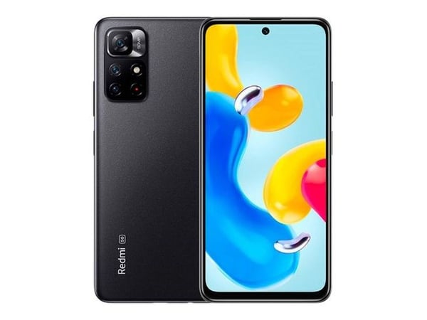 Xiaomi Redmi Note 11S 5G - 5G pekskärmsmobil - dual-SIM - RAM 4 GB / Internminne 128 GB - microSD slot - 6.6" - 2400 x 1080 pixlar (90 Hz) - 3 st. ...