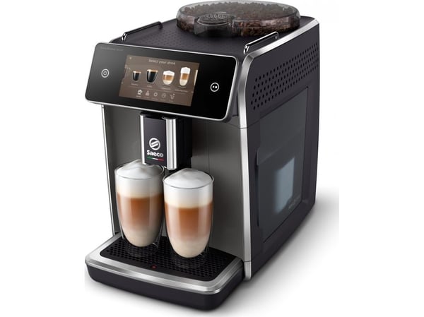 Saeco GranAroma Deluxe SM6682/10 espressomaskin 1,8 L, Panthera Gray