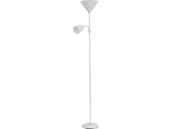 Orno gulvlampe URLAR gulvlampe, 175 cm, maks 25W E27, maks 25W E14, hvit