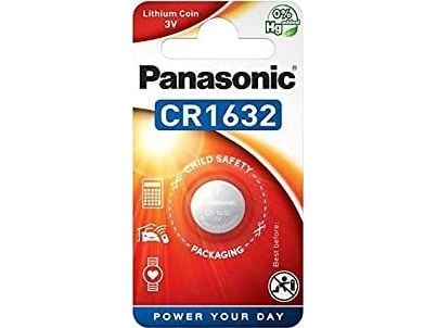 CR1632 LITIUM NAPPIPARISTO 3V 140MAH (1 KPL LÄPIPAINOPAKKAUKSESSA)