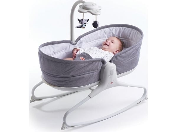 Tiny Love 3-in-1 Rocker Napper, Pojke/flicka, Justerbar sits, Leksaksbåge, Grå