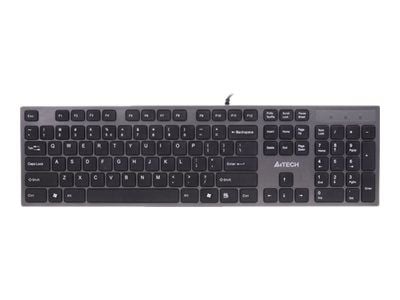 A4Tech KV-300H - Tastatur - USB - QWERTY - USA - grå, svart