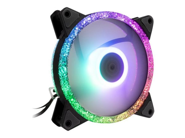 Inter-Tech fläkt 120 * 120 * 25 ARGUS RS-071 RGB, kristalleffekt detaljhandel Inter-Tech fläkt 120 * 120 * 25 ARGUS RS-071 RGB, kristalleffekt detaljhandel