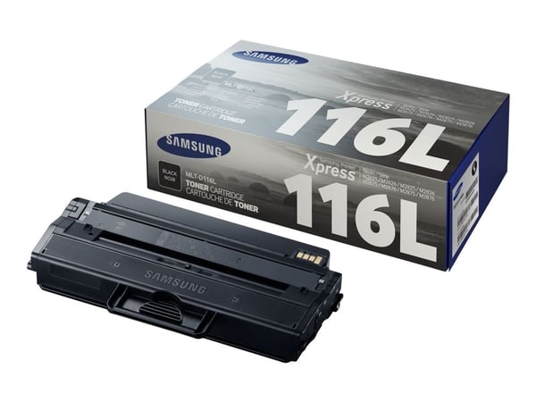 Samsung MLT-D116L - Suuri kapasiteetti - musta - alkuperäinen - värikasetti - Xpress M2625, M2675, M2825, M2835, M2875, M2885 -puhelimiin