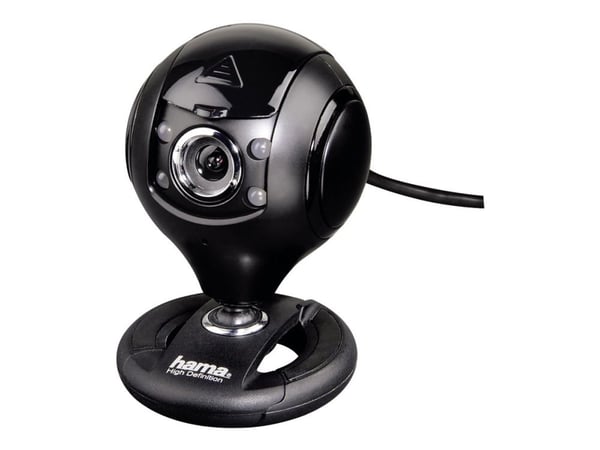 Hama "Spy Protect" HD Webcam - Nettkamera - farge - 1,3 MP - 1280 x 720 - lyd - USB 2.0