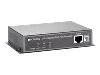 LevelOne POR-0222 - Forsterker - 1GbE - 10Base-T, 100Base-TX, 1000Base-T - 2 porter - RJ-45 / RJ-45 - opp til 100 m