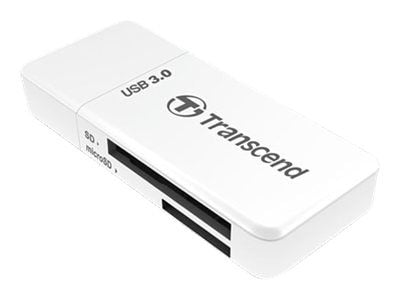 Transcend RDF5 - Kortleser (microSD, SDHC, microSDHC, SDXC, microSDXC, SDHC UHS-I, SDXC UHS-I, microSDHC UHS-I, microSDXC UHS-I) - USB 3.0