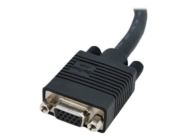 StarTech 15m Coax High Resolution Monitor VGA Video Extension Cable - VGA-forlengelseskabel - HD-15 (VGA) (hann) til HD-15 (VGA) (hunn) - 15 m - fo...